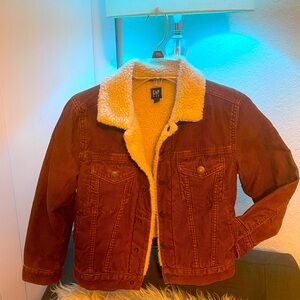 Gap Boy corduroy brown jacket. Gap Kid size M